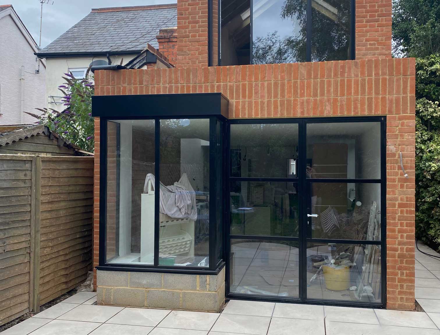 Aluminium doors example