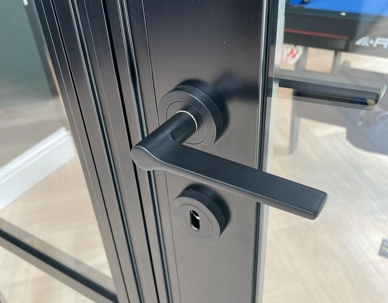 Images of Crittal style aluminium doors for home